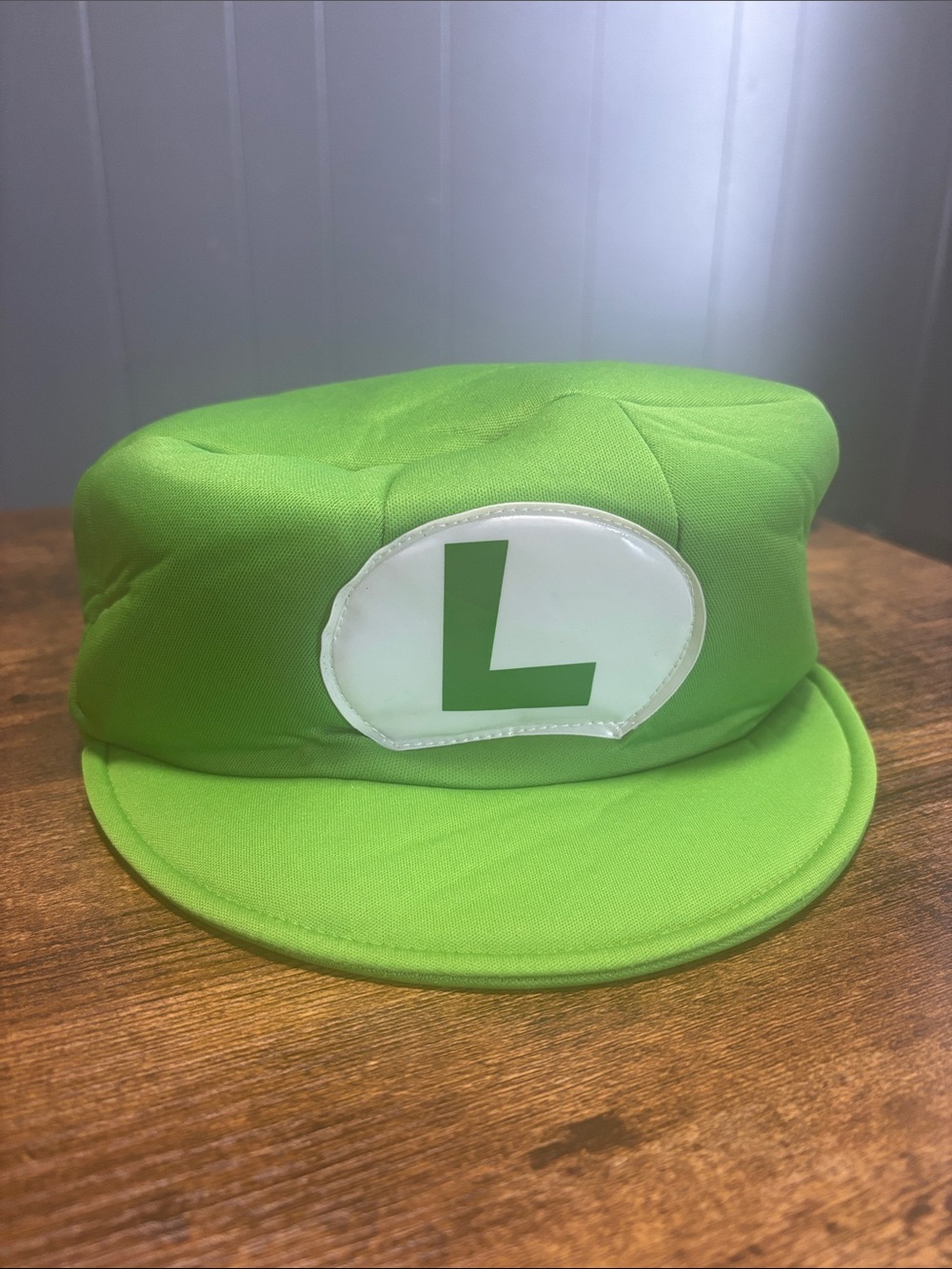 LUIGI Green 'L' Character Cap - Unbranded for HALLOWEEN
